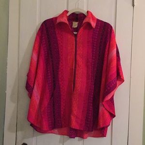 Vintage Psychedelic Poncho